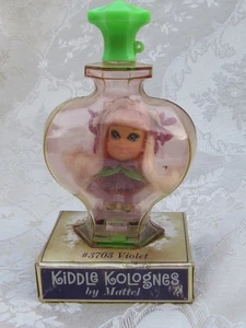 Vintage #3703 Violet 1967 Mattel Liddle Kiddles Kologne Doll with package - Picture 1 of 8