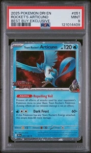 POKEMON DESTINED RIVALS 051 TEAM ROCKET'S ARTICUNO BEST BUY EXCLUSIVE PSA 9 - Picture 1 of 2