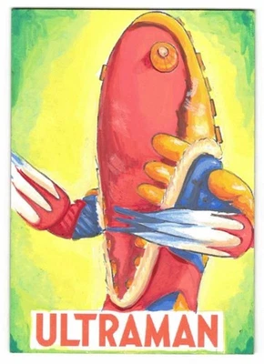 Ultraman Trading Cards Series 3. Jessica Rena Alien Metron Sketch Card. RRParks - Image 1 of 2