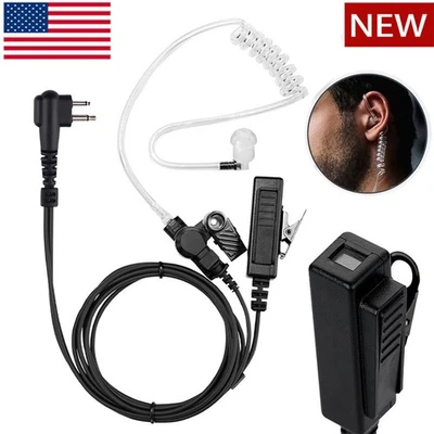 Earpiece Headset with PTT Mic For Motorola CLS1110 CLS1410 CLS1413 CLS1450 Radio - Image 1 of 4