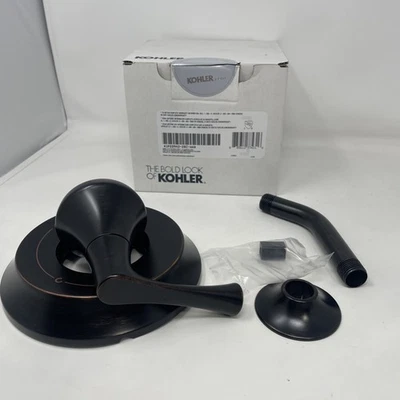 Kohler Shower Trim Kit Oil Rubed Bronze 1P23942-2BZ-AA Handle Arm Flange Set New - Image 1 of 4