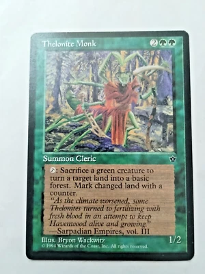MTG Thelonite Monk Fallen Empires 79 Regular Rare - Uncirculated - Image 1 of 3