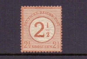GERMANY 1874 2½g ON 2½g LMM CAT £75 - Picture 1 of 2