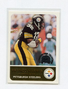 2000 FLEER GREATS OF THE GAME RETROSPECTION COLLECTION  FRANCO HARRIS , STEELERS
