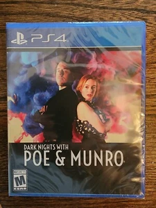Rare* SEALED Dark Nights With Poe And Munro PS4 PlayStation 4 LRG #441 - Picture 1 of 2