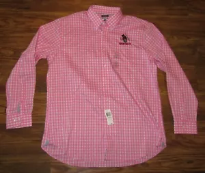 Camicia da biliardo Bank on It da uomo a maniche lunghe con bottoni, taglia XL, nuova, Reg $60 - Foto 1 di 8