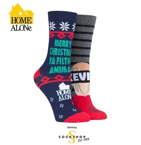 Home Alone Socken Merry Christmas Ya Filthy Animal Baumwolle Unisex 2 Paar SOCKSHOP - Bild 1 von 6