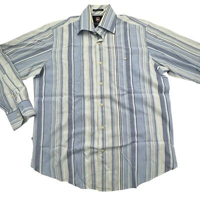 Camisa Victorinox Para Hombres M Azul Blanco Rayas Navaja Suiza Cuello Abotonada Foto 1 de 4