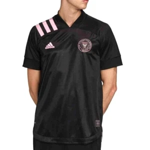 Camiseta de fútbol visitante auténtica MLS Inter Miami CF 2020 IMCF negra y rosa M - Imagen 1 de 7