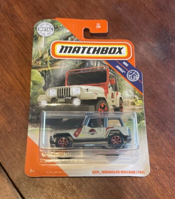 Matchbox MBX Jungle Jeep Wrangler Rollbar 18 New - Image 1 of 2