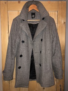 topman grey coat