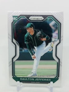 2021 Panini Prizm Baseball DAULTON JEFFERIES RC #95 Oakland Athletics - Picture 1 of 2