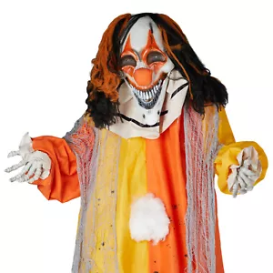 Payaso de ojos rojos para exteriores de 8,2 pies decoración de Halloween utilería inflable de patio aterradora - Imagen 1 de 8