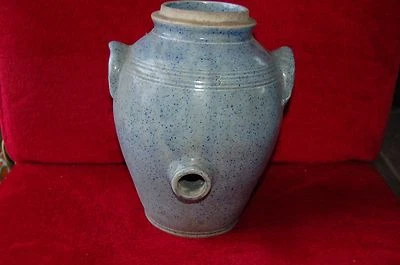 ANCIEN  POT  TERRE CUITE VERNISSEE POT A HUILE VINAIGRE SANS COUVERCLE--//rac// - Photo 1/4