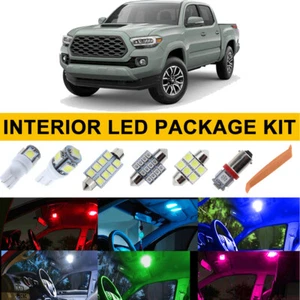 11Pcs Interior LED lights Bulbs Package Kit + Tool For Toyota Tacoma 2016-2023 - Picture 1 of 17