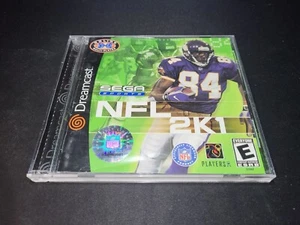 NFL 2K1 Original Lanzamiento Minorista Sega Dreamcast DC EX+NM estado disco COMPLETO-! - Imagen 1 de 5