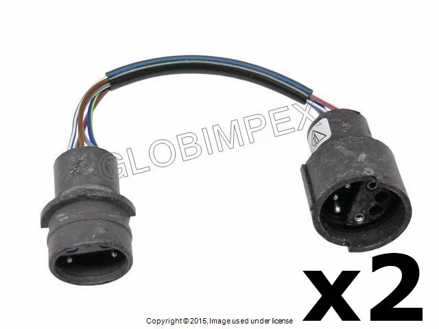 For Porsche '84-'95 FRONT L&R Door Lock Motor Harness Set of 2 GENUINE Foto 1 de 1