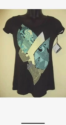 NWT VOLCOM LITTER STONES SLIM V NECK TEE TEEN'S T SHIRT SMALL code L149 - Image 1 of 3