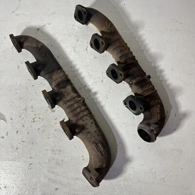 Ford F350 F250 2005 2006 6,0 motor diésel OEM colectores de escape (par) juego (2) Foto 1 de 4