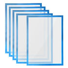 5Pcs 12"x17" Magnetic Display Frame A3 Adhesive Magnetic Sign Holder Blue