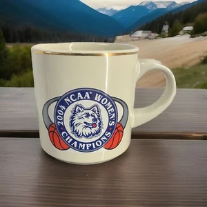 2004 NCAA Women’s Champions Connecticut Huskies Coffee Cup- New With Scratches - Picture 1 of 17