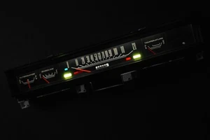 🚨1968-70 MOPAR ROAD RUNNER/ SATELLITE DASH CLUSTER GAUGES W/BLACK BEZEL. - Foto 1 di 9