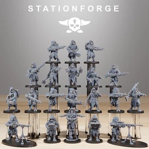 Rangers Builder Kit - Scavenger Station Forge Miniature - 28mm Tabletop - Bild 1 von 10