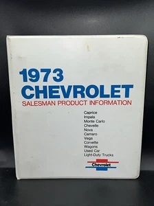 "1973 Chevrolet Salesman Product Information" Dealer Showroom Reference Manual - Bild 1 von 15