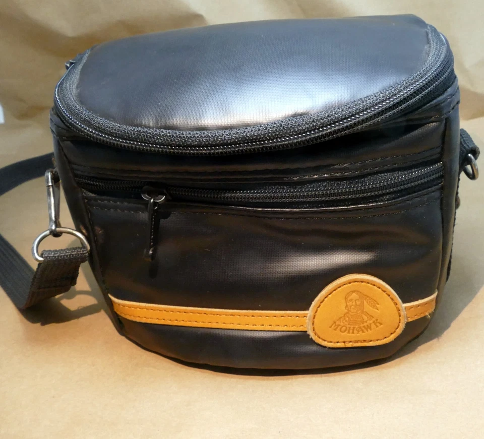 Mohawk digital camera messenger bag case with shoulder strap 6X5X3" native - Image 1 of 4