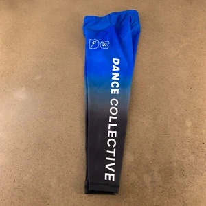 Dance Collective Youth Size Large Blue Ombre Mid Rise Pull On Athletic Leggings - Picture 1 of 5