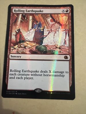 ROLLING EARTHQUA (FOIL)- FROM THE VAULT : ANNIHILATION -MTG- MAGIC THE GATHERING - Image 1 of 2