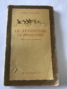 Le Avventure Di Pinocchio Storia Di Un Burattino Marzocco 1889? Vintage Book - Foto 1 di 12