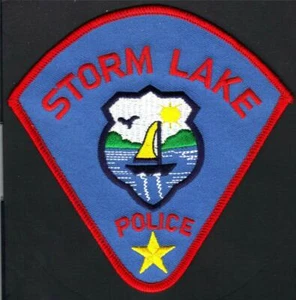 👀🤔😂👍  Storm Lake Iowa Police Patch  - Picture 1 of 1