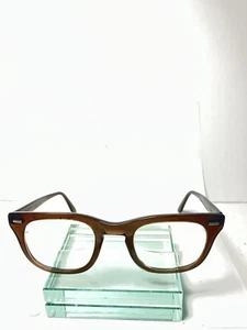 Vintage Shuron Hornrand Brillengestell braun 50-24 5 1/2" USA 50er Jahre - Bild 1 von 3