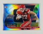 2021 Playoff Travis Kelce Behind The Numbers prix argent #BTN-TKE KC Chiefs
