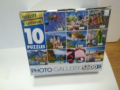 Photo Gallery Puzzles  5600 Pieces Ten Photo Puzzles - Image 1 of 4