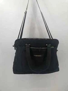 Pre-Owned Steve Madden Black Quilted Convertible Tote Bag - Picture 1 of 7