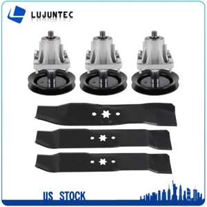 46" Lawn Mowers Rebuild Kit Deck Blade Spindles Fits For Cub Cadet LT1045 LT1046 - Picture 1 of 11