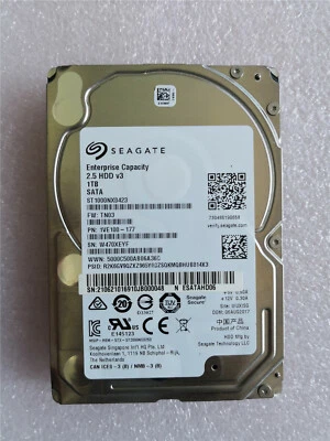 Seagate 1TB ST1000NX0423 1000GB 7200RPM SATA 6Gb/s 128MB Cache Hard Drive - Image 1 of 4