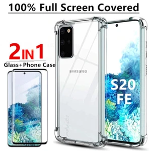 Hülle für Samsung S21 FE S22 S23 Plus Ultra + Hartglas Displayschutz - Bild 1 von 11