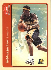 2004-05 Fleer Tradition Indiana Pacers Basketball Card #42 Stephen Jackson