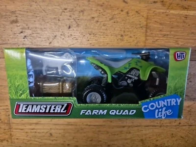 Teamsterz Country Life Farm Quad toy Green Quad Bike Toy Motorbike bikes Farming - Image 1 of 4
