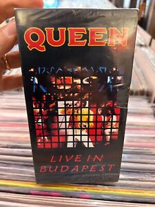 QUEEN - LIVE IN BUDAPEST VHS - made in uk sigillata