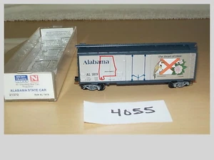 Micro Trains 21372 Spur N Alabama State Car 40' Plug Door Box Car AL #1819 - Bild 1 von 6