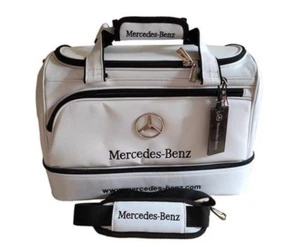 Mercedes-Benz Boston Bag Weiß Wasserdicht Unisex Reise Sport Golf Japan Neu - Bild 1 von 8
