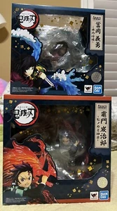 Demon Slayer Figuarts Zero Tanjiro Kamado & Giyu Tomioka Set Figure "Excellent" - Picture 1 of 5