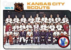 1975-76 Topps #88 Kansas City Scouts, Checklist