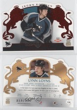 2002-03 Pacific Crown Royale Red /350 Lynn Loyns #136 Rookie RC