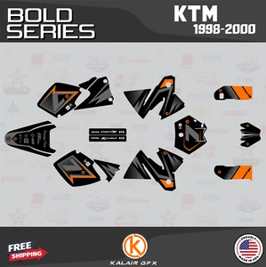 Graphics Kit for KTM 125SX 200SX 250SX 300SX 380SX (1998-2000) BOLD-orange - Picture 1 of 6