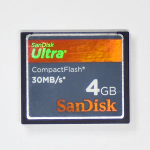 Sandisk 4GB Ultra CompactFlash Memory Card - Picture 1 of 3